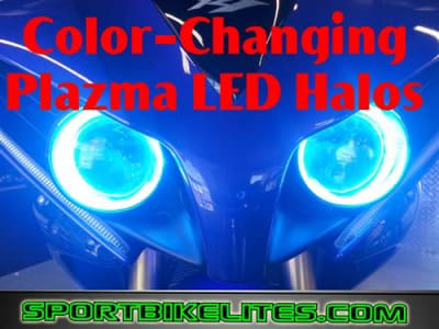 SBL BUELL XB12R 04-10 COLOR CHANGING PLAZMA LED HALOS DUAL KIT